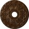 Ekena Millwork Spring Leaf Medallion (Canopies up to 5 5/8"), 19 7/8"OD x 3 5/8"ID x 1 1/4"P, Root Beer Crackle CM19SPRBC - alternate 1